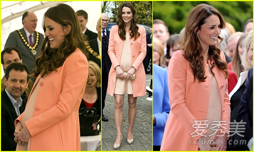 曝凯特王妃怀第3胎 看她最美孕妇装