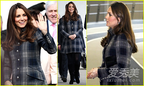 曝凯特王妃怀第3胎 看她最美孕妇装