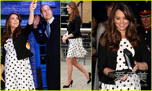 曝凯特王妃怀第3胎 看她最美孕妇装