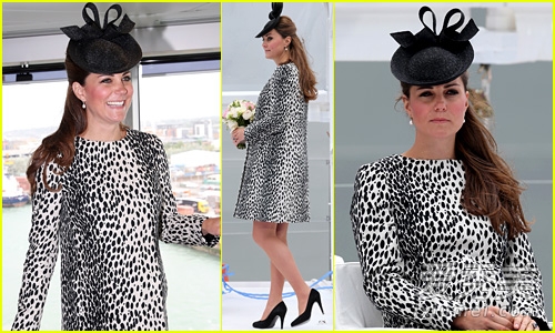 曝凯特王妃怀第3胎 看她最美孕妇装