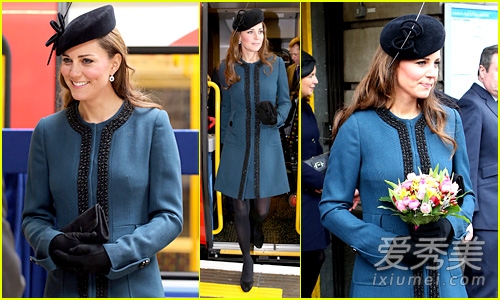 曝凯特王妃怀第3胎 看她最美孕妇装