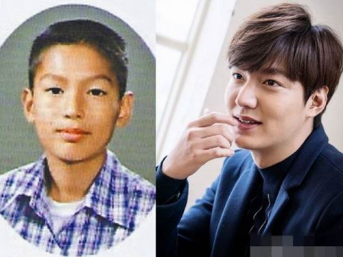 李敏镐小学毕业照曝光理平头五官俊秀（图）