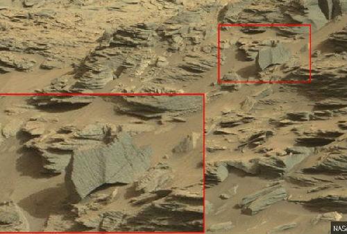 UFO专家声称,照片中的火星地面显示出巨大的蝎子形状,推测火星上应该有生命存在。