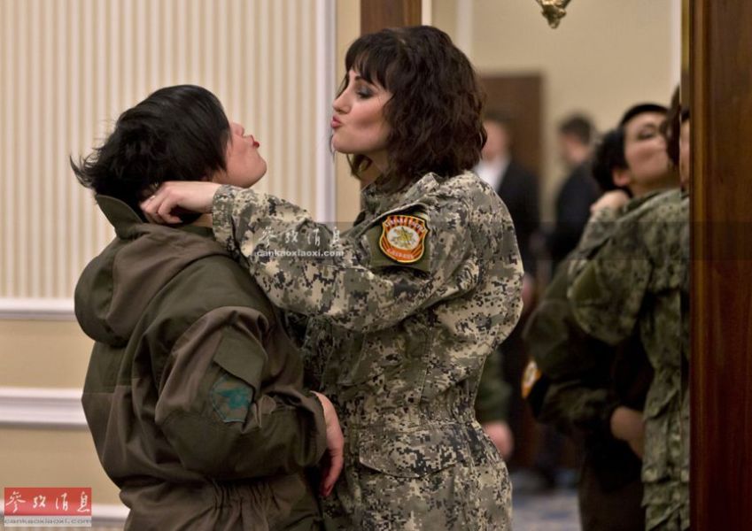 乌克兰东部女民兵选美大赛