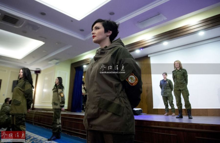 乌克兰东部女民兵选美大赛