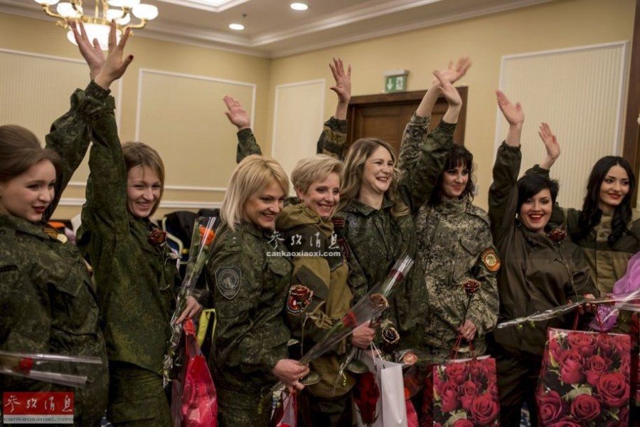 乌克兰东部女民兵选美大赛