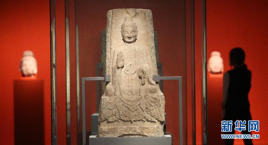古代佛教艺术展在韩国开幕(组图)