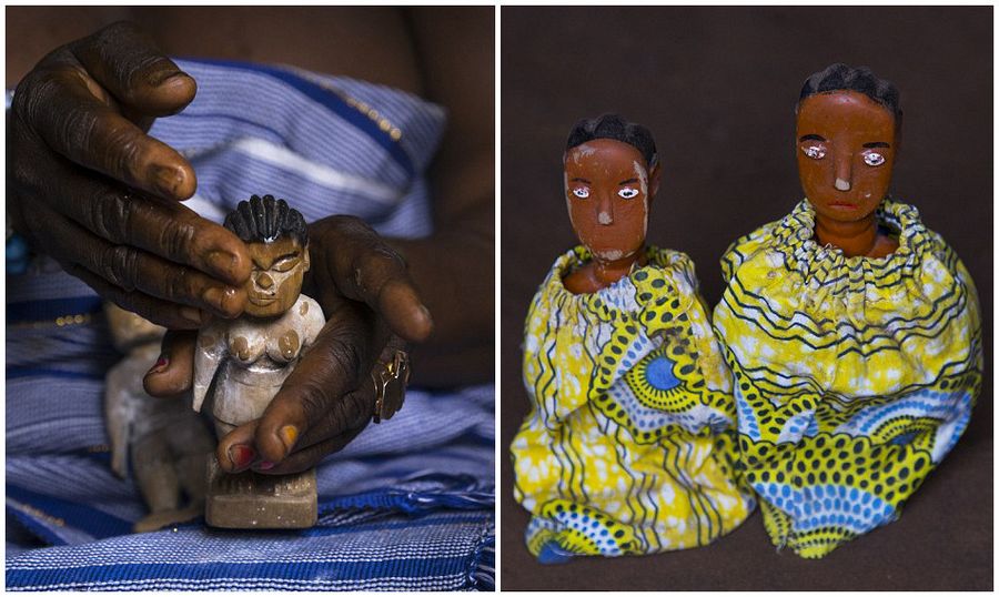 非洲部落为死婴做木偶 精心照顾求好运