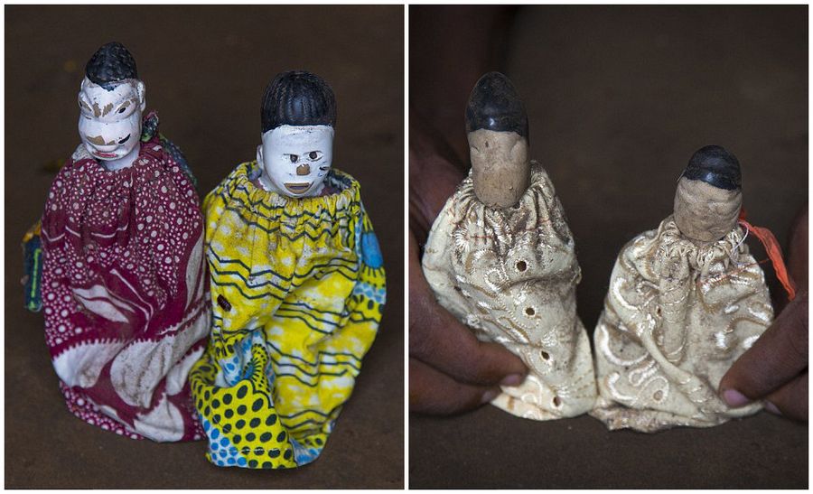 非洲部落为死婴做木偶 精心照顾求好运