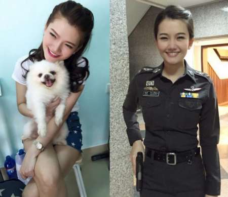 泰国警花小妹走红