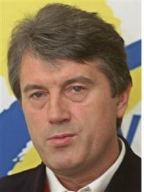 资料图：乌克兰前总统尤先科。