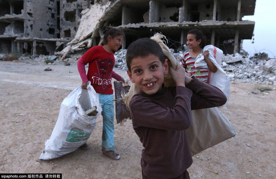 叙利亚:大马士革废墟中的日常生活(高清组图)