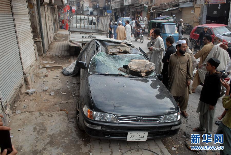 （国际）（2）强震导致巴基斯坦数百人伤亡
