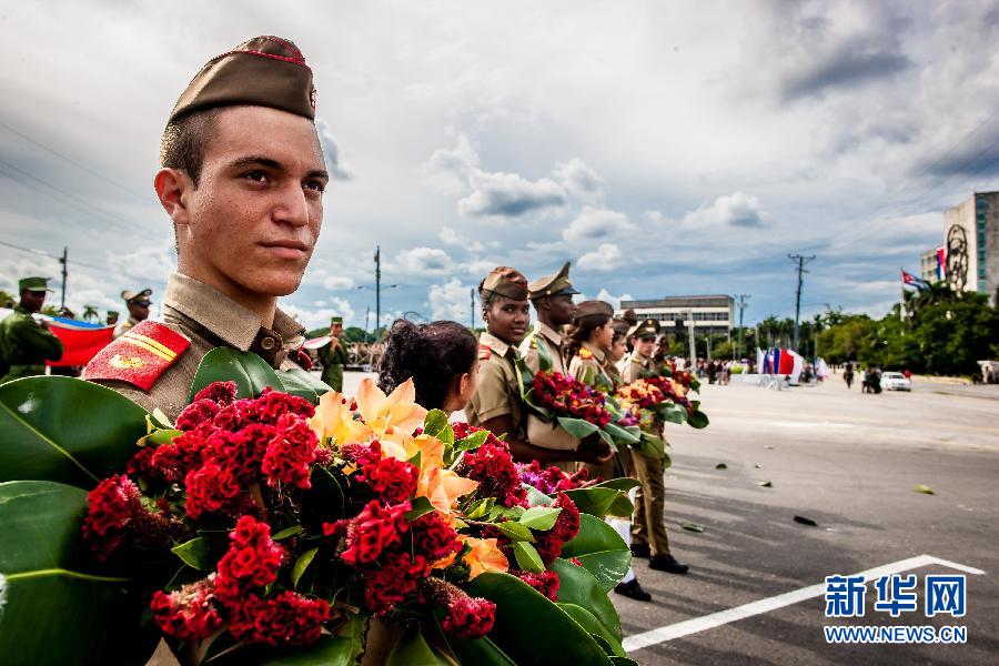 （国际）（1）古巴纪念革命英雄卡米洛&middot;西恩富戈斯遇难56周年