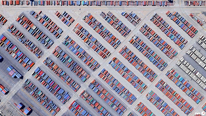 卫星震撼视角航拍地球风光