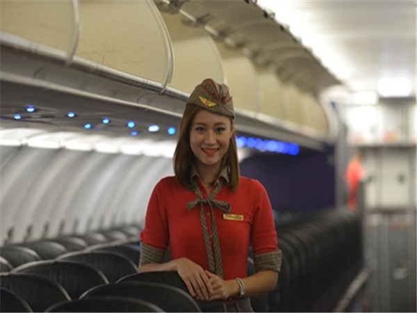 图为越捷航空韩国籍空乘Ma You Mi。