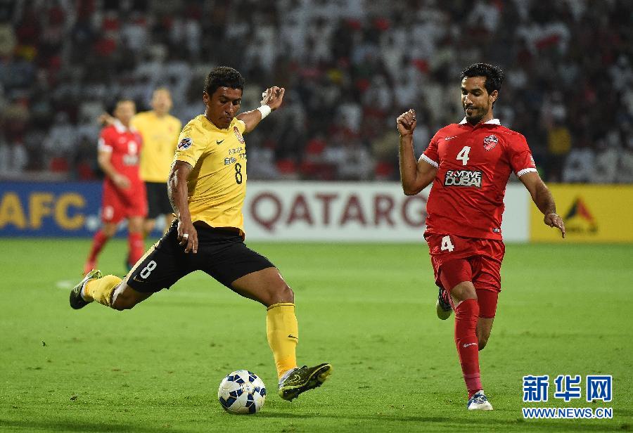 （体育）（7）足球&mdash;&mdash;亚冠决赛：广州恒大淘宝战平阿联酋阿赫利