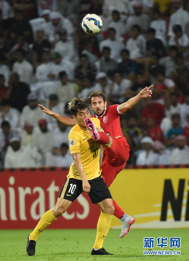 （体育）（21）足球&mdash;&mdash;亚冠决赛：广州恒大淘宝战平阿联酋阿赫利