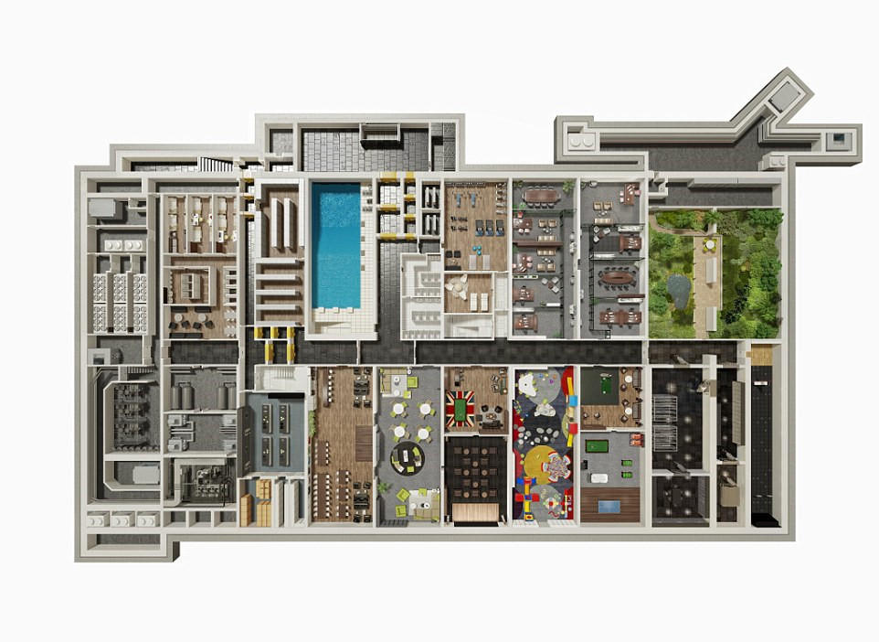 亿万富翁末日避难所藏身捷克山区 配备影院花园