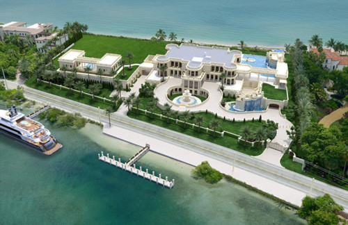 美最贵别墅挂牌出售占地逾千平米有6个瀑布（图）