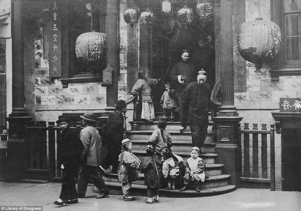 罕见百年黑白照:鸦片战争间逃难旧金山的中国儿童