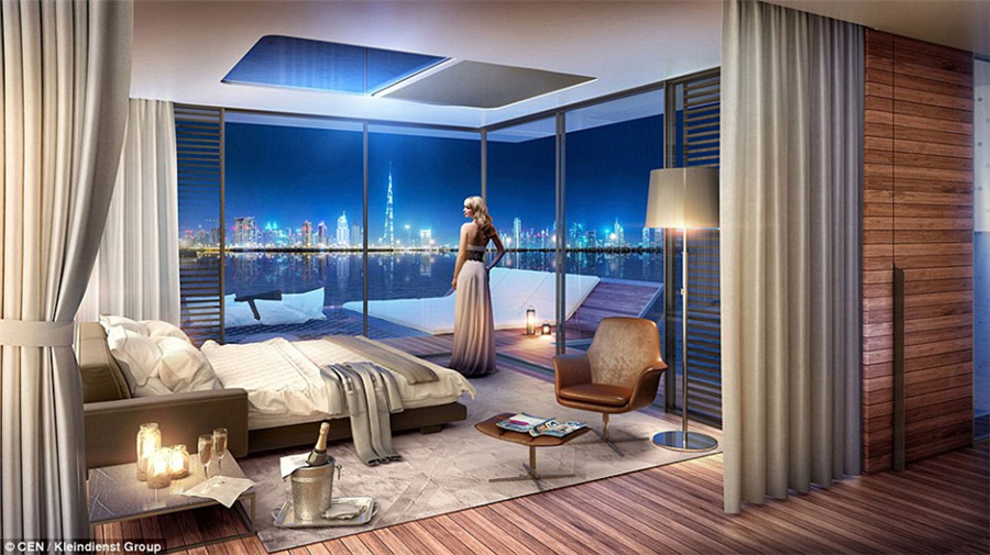 迪拜计划打造漂浮别墅群 水下海景房极尽土豪