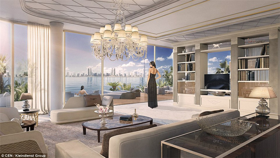 迪拜计划打造漂浮别墅群 水下海景房极尽土豪