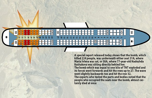 俄机空难报告:炸弹放15岁少女座位下