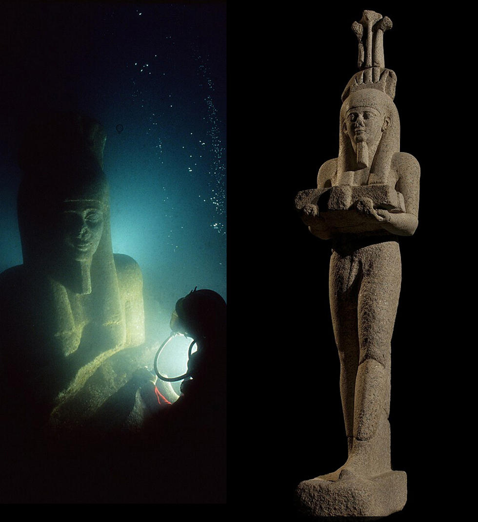 水中沉睡千年 埃及古城珍宝重现天日