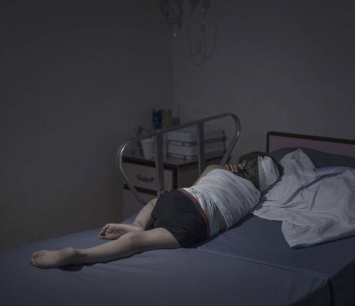 逃离叙利亚战火的儿童