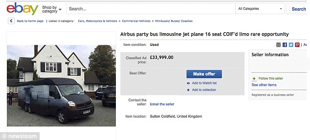 英大叔将汽车改装成公务机 自带