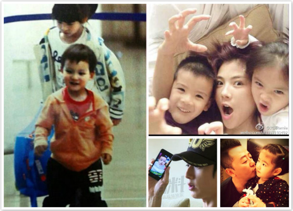 明星二胎曝光拼帅比萌：田亮儿子萌过Kimi