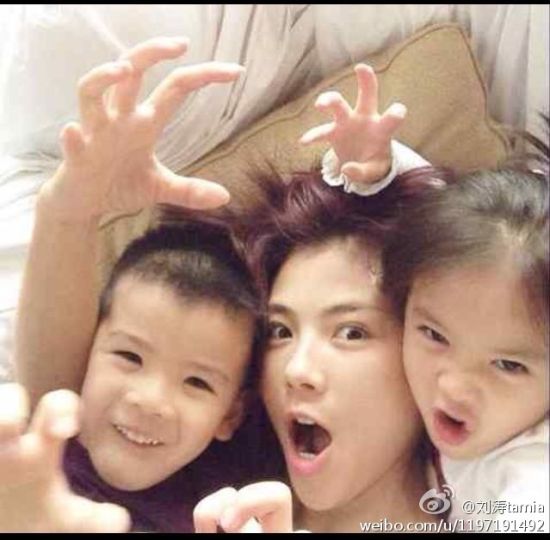 明星二胎曝光拼帅比萌：田亮儿子萌过Kimi