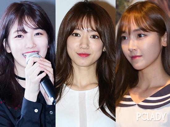 难以抗拒刘海发型 女星带你变身韩系软萌少女