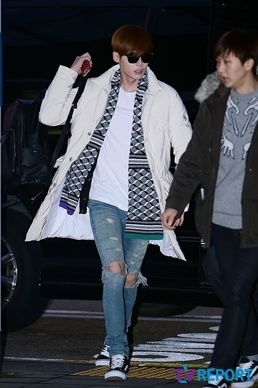 权志龙李敏镐金宇彬李钟硕郑容和 韩国男星围巾look盘点【组图】