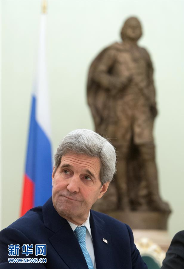 （国际）（3）俄罗斯总统普京会见美国国务卿克里