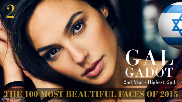 NANA夺最美面孔 中国女星柳岩、刘亦菲上榜【2015世界百大最美脸庞完整榜单图】