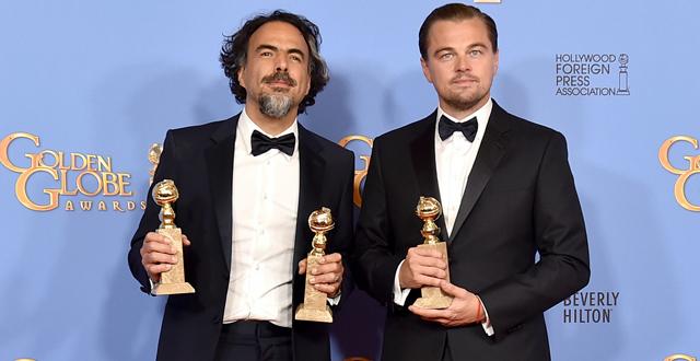 73届金球奖落幕 小李子三夺金球影帝