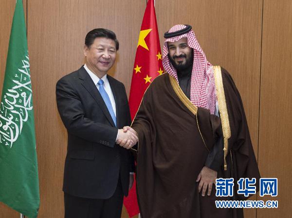1月19日,国家主席习近平在利雅得会见沙特阿拉伯王储继承人穆罕默德。 新华社记者王晔摄 1月19日,国家主席习近平在利雅得会见沙特阿拉伯王储继承人穆罕默德。 新华社记者王晔摄