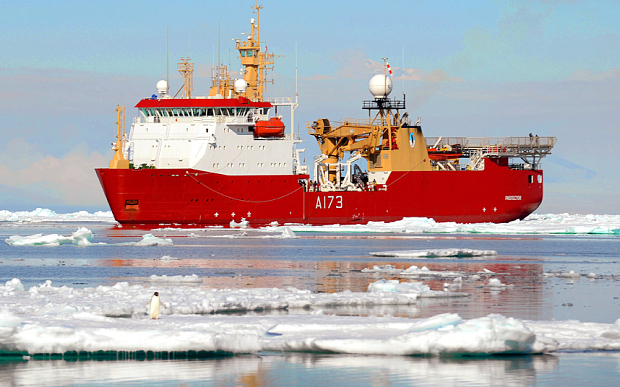 皇家海军打破沉寂80年纪录 航行超过南纬77度
