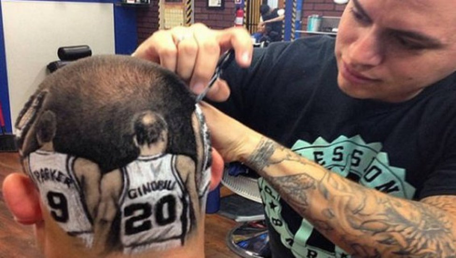 真爱粉！球迷发型追星 C罗梅西传神李小龙霸气(组图)