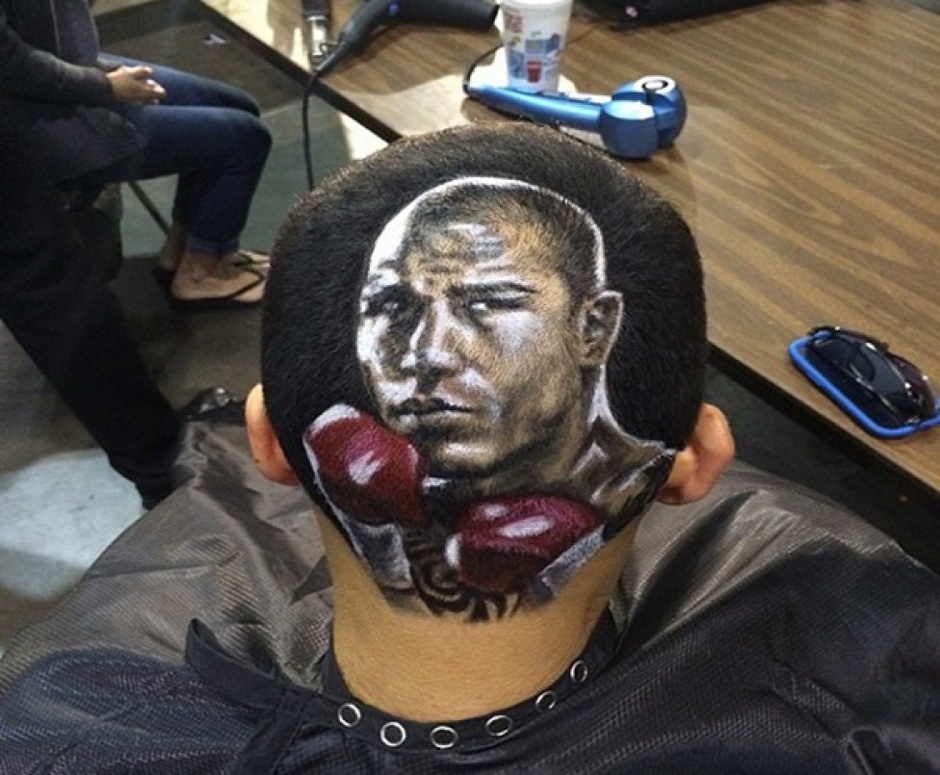 真爱粉！球迷发型追星 C罗梅西传神李小龙霸气(组图)