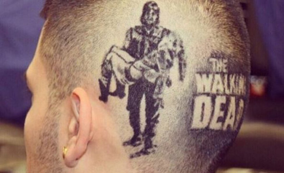 真爱粉！球迷发型追星 C罗梅西传神李小龙霸气(组图)