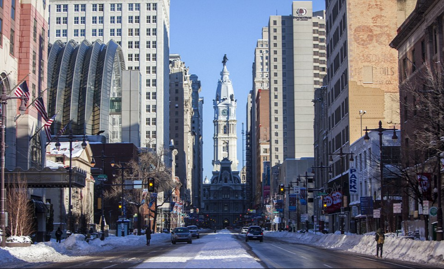 霸王级降雪洗礼美国东海岸 雪景如仙境