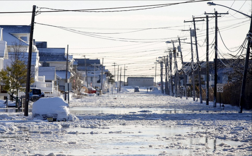 霸王级降雪洗礼美国东海岸 雪景如仙境
