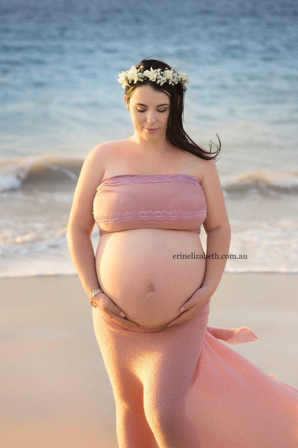 真正的女神！五胞胎妈妈孕照仙气十足