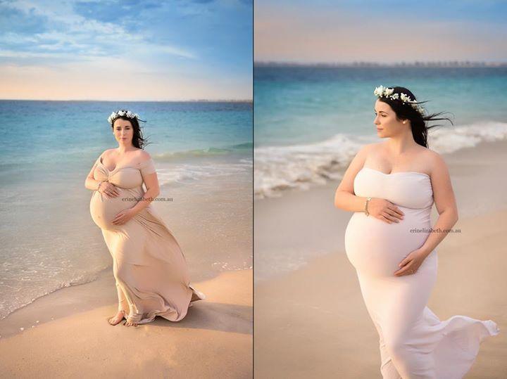 真正的女神！五胞胎妈妈孕照仙气十足