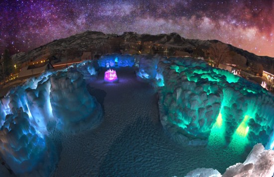 加拿大公园打造现实版“冰雪奇缘”城堡