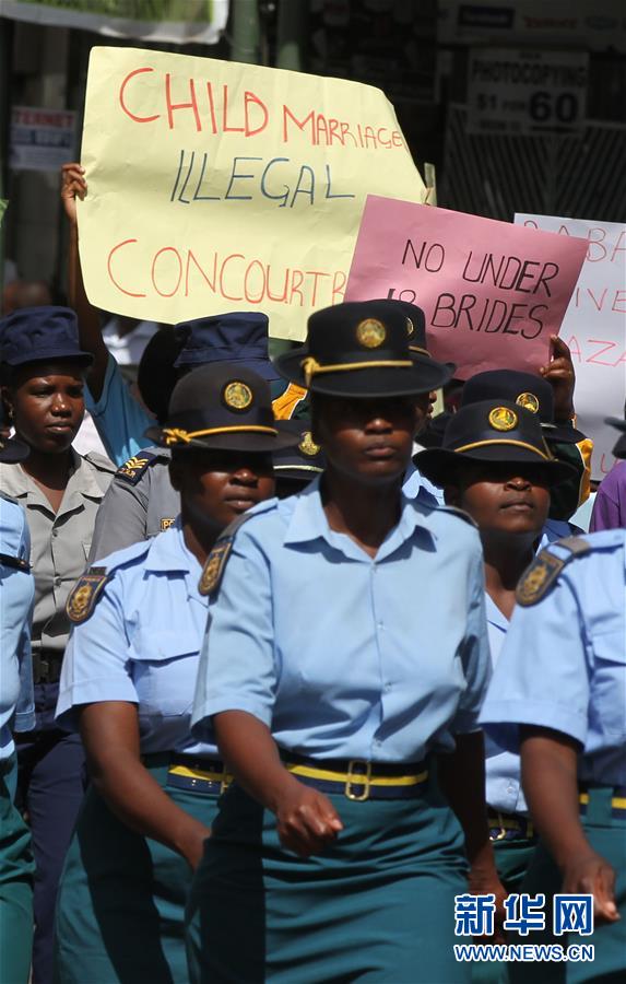 （国际）（1）津巴布韦女性游行支持废除童婚