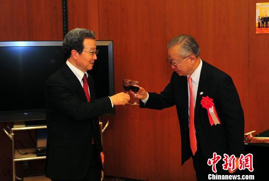 中国驻日使馆为获中国国际科技合作奖者举行祝贺会